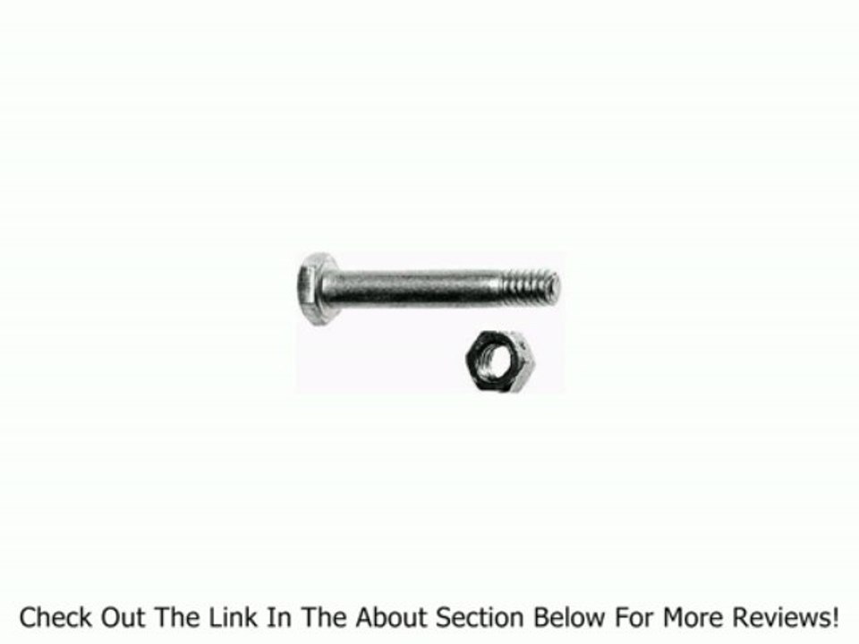 10 Pack, Shear Pins and Nuts, Replaces Ariens 510016, 51001600, 532005, 53200500. Review