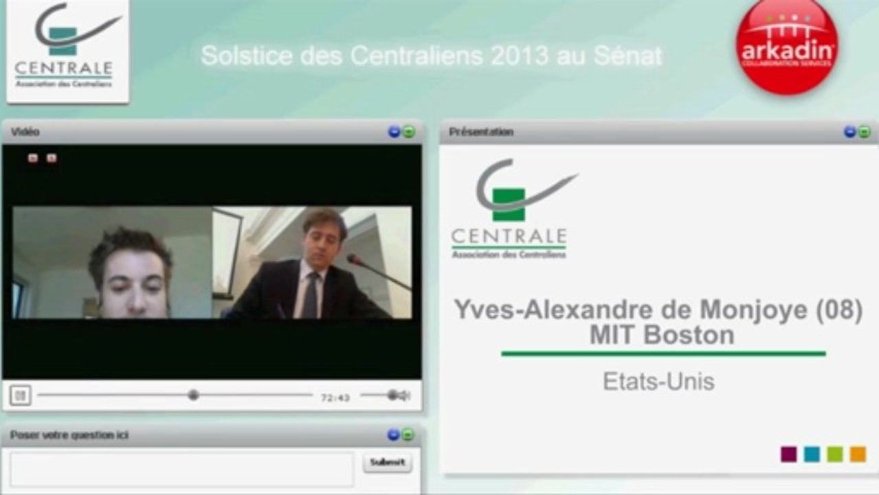 Yves-Alexandre de Montjoye ( MIT, Boston) : On nous encourage à changer le monde !