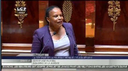 Travaux en séance : Examen en seconde lecture du projet de loi sur la politique pénale