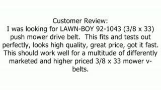 Made With Kevlar Replacement Belt For Ariens Part # 72098, 07209800 Review