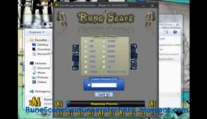 Free RuneScape Gold - RuneScape Generator V2.0 by Blaqq [2013]