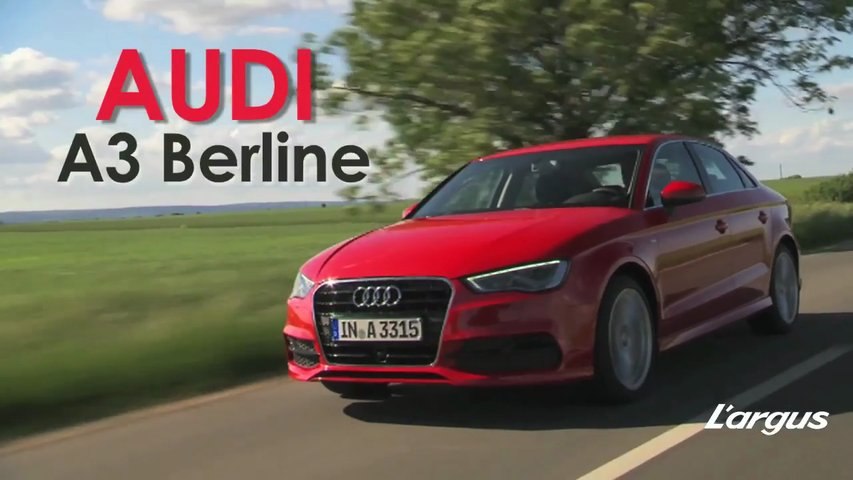Essai vidéo Audi A3 Berline 2.0 TDI - 2013