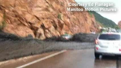 Colorado car swept away by mudslides