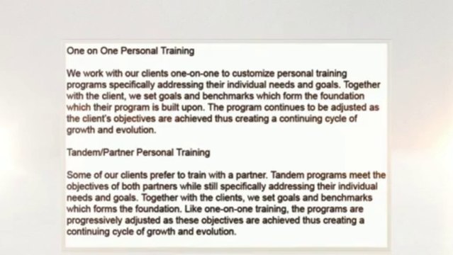 Our Process - Vancouver fitness trainers - Ted Loo Fitness