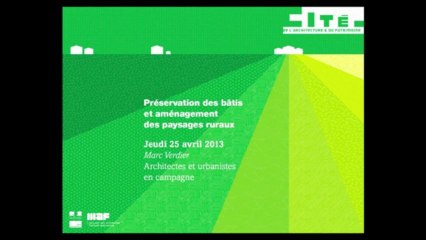 19. Architectes et urbanistes en campagne...