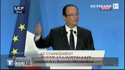 Quand François Hollande répétait qu'il ne recevrait pas les journalistes à l'Elysée