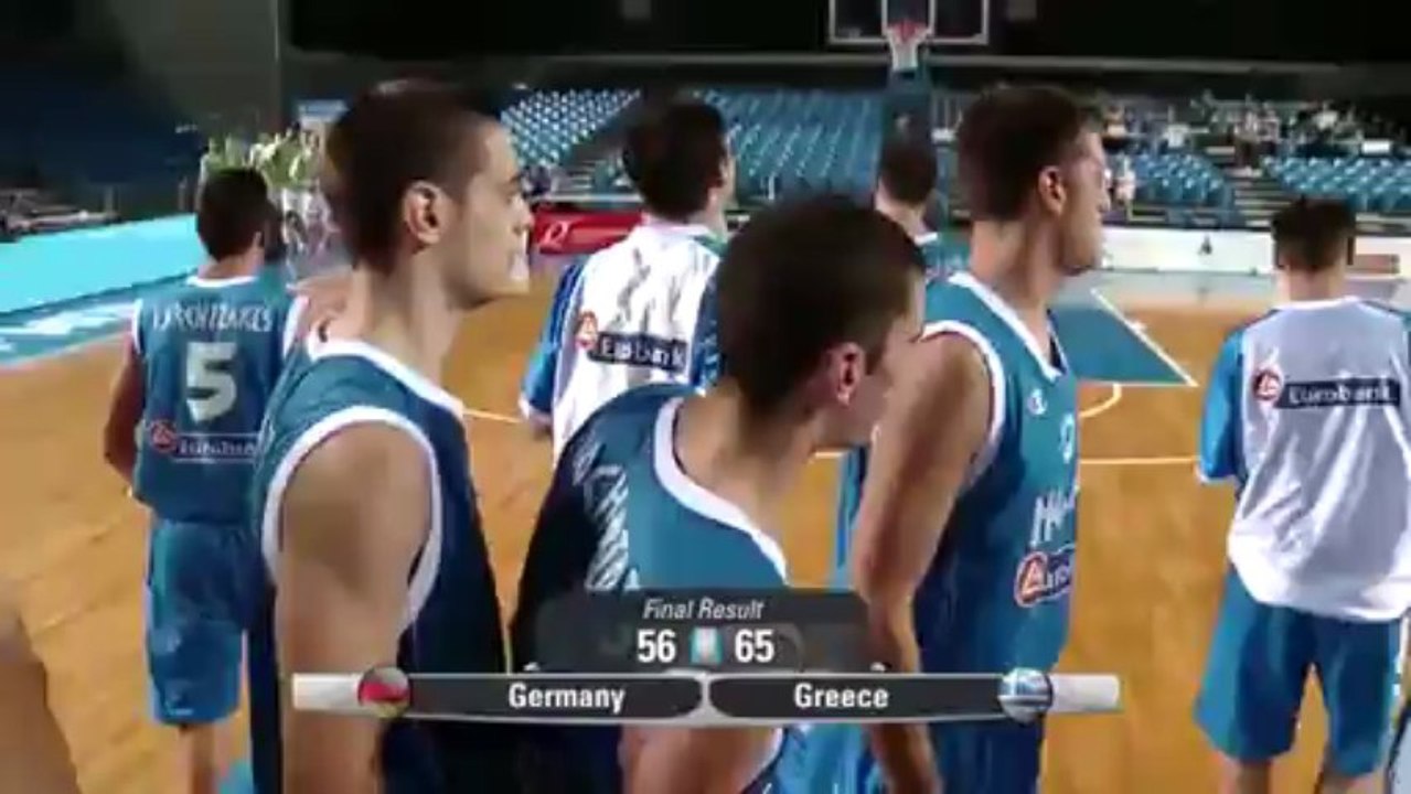 Highlights: Γερμανία-Ελλάδα 56-65 (under 20)