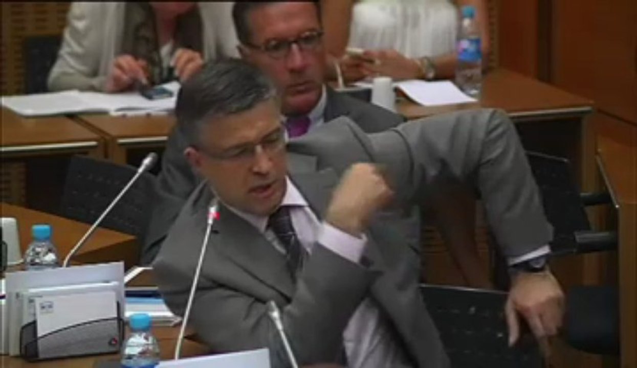 9 juillet 2013, Bertrand Pancher en commission de développement durable auditionne Monsieur Antoine Frérot, PDG de Véolia environnement