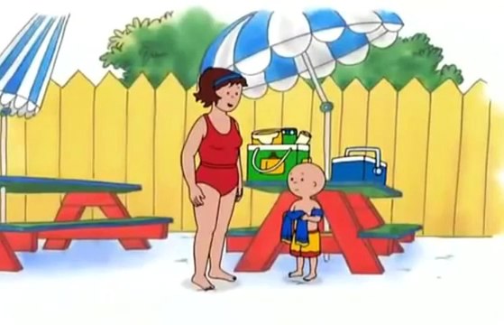 Caillou en Espanol Capitulos Completos Dibujos Infantiles - CAILLOU UN NADADOR MUY BUENO