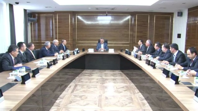 Bakan Yazıcı Ticaret ve Sanayi Odası Başkanlarını Kabul Etti