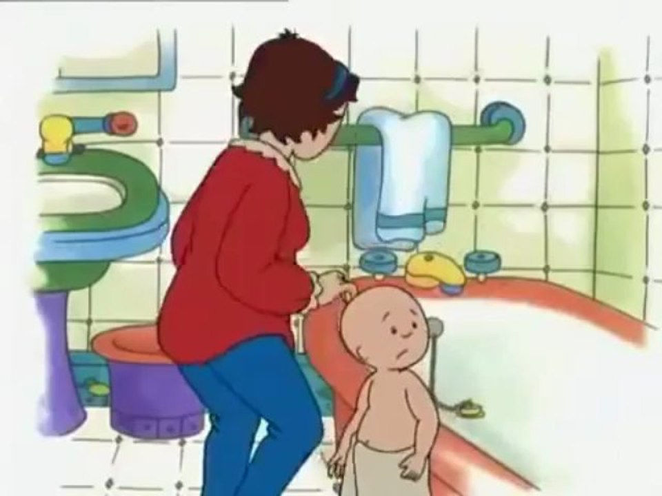 caillou en español latino capitulos completos - Caillou toma un baño