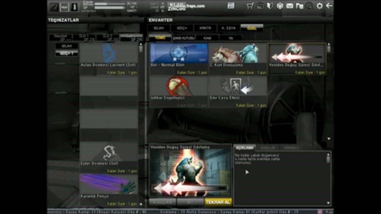 Wolfteam Sentertos Envanter