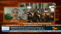 Jornada de protestas en Brasil comienza con bloqueos en 11 carreteras