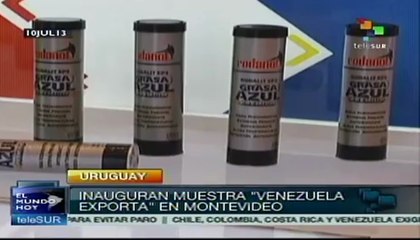 Inauguran muestra "Venezuela Exporta" en Montevideo