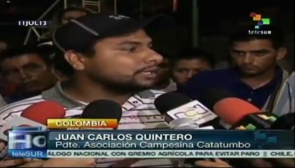 Campesinos responsabilizan al Gobierno ante posible tragedia: Colombia