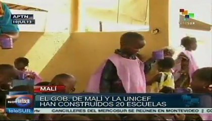 Malí y la Unicef trabajan por la educación de niños desplazados