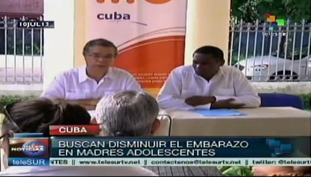 Cuba busca disminuir la tasa de embarazos en adolescentes