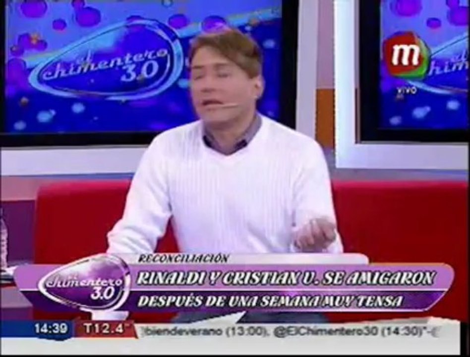 Rinaldi y Cristian U se amigaron
