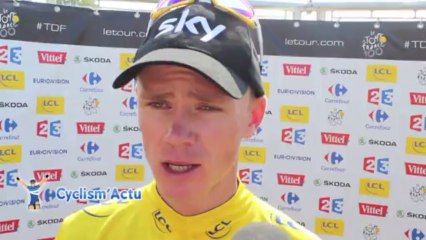 Tour de France 2013 - Christopher Froome : "J'essaye d'économiser mes jambes"