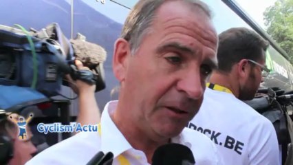 Tour de France 2013 - Marc Sergeant : "Tout le train est tombé ! "