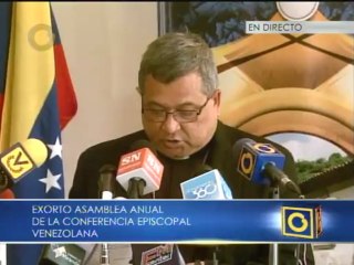 CEV: no es aceptable una solución que signifique la destrucción de los que no piensan igual