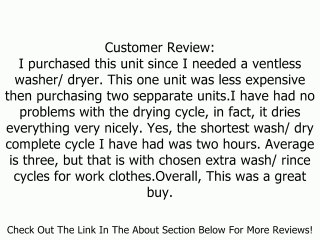 LG 3.6 CF FRONT LOAD WASHER DRYER COMBO Review