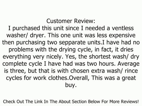 LG 3.6 CF FRONT LOAD WASHER DRYER COMBO Review