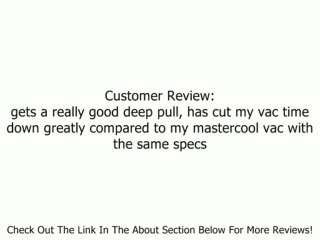 Yellow Jacket 93560 SuperEvac 6 CFM Vacuum Pump NEW [Misc.] Review