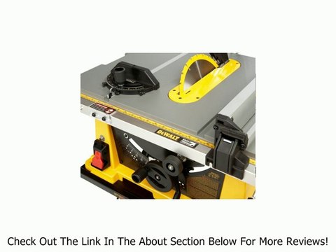 DEWALT DW744X 10-Inch Job-Site Table Saw with 24-1/2-Inch Max Rip Capacity Review