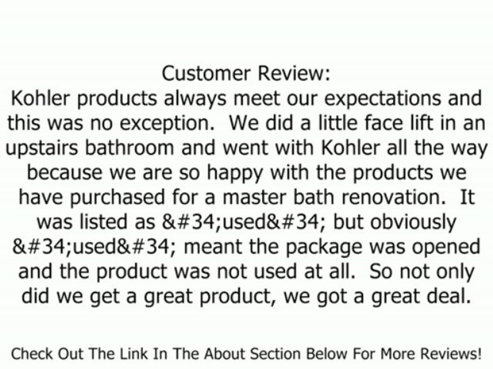 KOHLER K-9059-BN Contemporary Handshower Kit, Vibrant Brushed Nickel Review