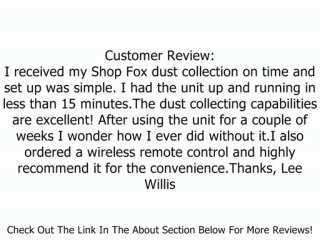 SHOP FOX W1685 1.5-Horsepower 1,280 CFM Dust Collector Review