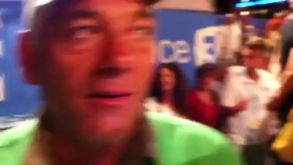 Interview de Lucchesi après la victoire de la triplette Rocher