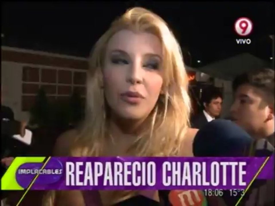 Pronto.com.ar Charlotte reapareció