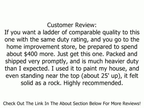 Louisville Ladder AE2228 Aluminum Extension Ladder 300-Pound Capacity, 28-Feet Review