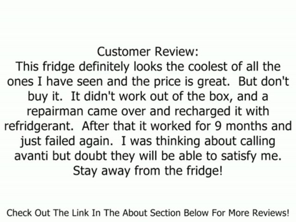 Avanti WBV21DZ 21-Bottle Side-By-Side Dual Zone Wine/Beverage Cooler Review