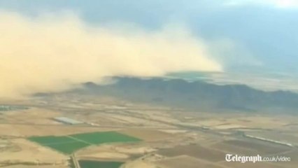 Huge dust cloud over Arizona 11 Jul '13