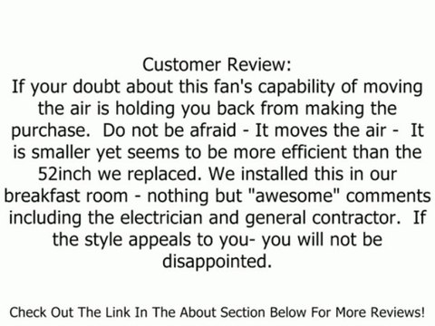 Monte Carlo 8ATR44BSD-L Airlift 44-Inch 8-Blade Ceiling Fan, Brushed Steel Finish Review