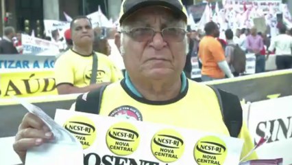 Sindicatos promovem protestos
