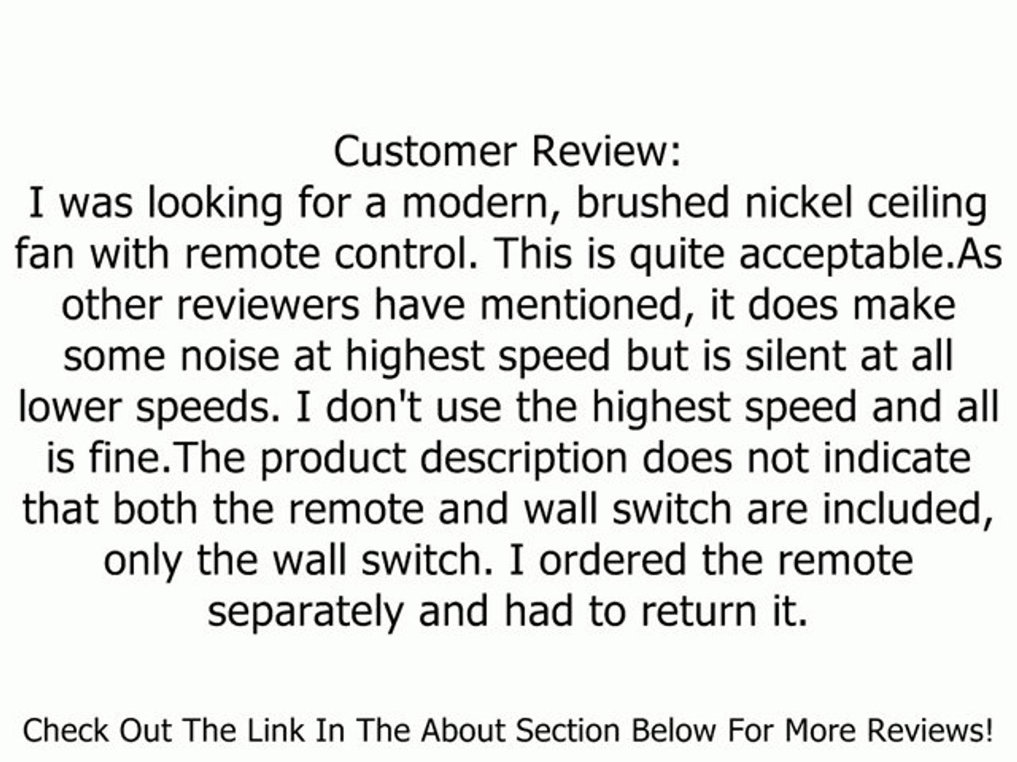 Minka Aire F598 Bn Airus 54 In Indoor Ceiling Fan Brushed Nickel Review