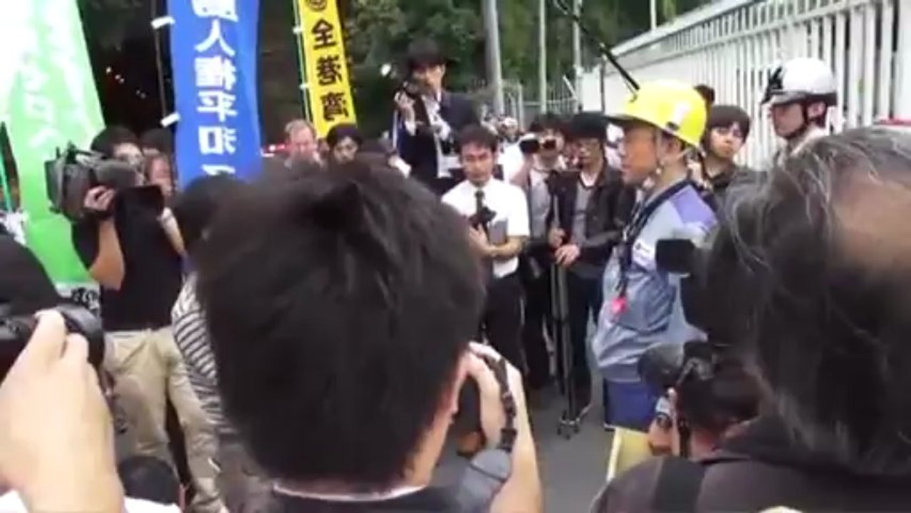 20130627 松本なみほ 高浜原発 MOX 搬入抗議 なみほ自ら撮影取材!PART2