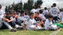 Presidente del Real Madrid llama a niños colombianos a no dejar de soñar