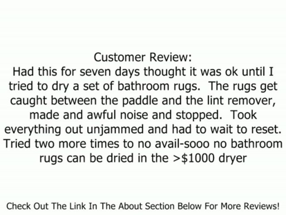 Electrolux EIMED55IIW IQ-Touch 8.0 Cu. Ft. White Stackable With Steam Cycle Electric Front Load Dryer Review