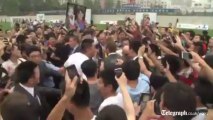 David Beckham triggers stampede in Shanghai - Violent!