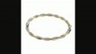 9ct Two Tone Hinged Bangle Review