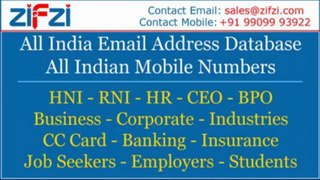 Free Email id Database India - Download Free Indian Mobile Numbers Database - Instant Dwonload Free World Email List Samples