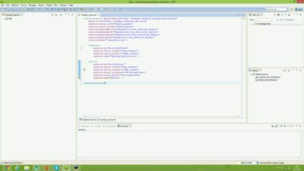 Eclipse Android error button @string