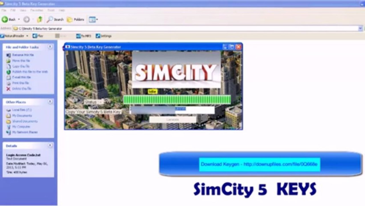 SimCity 5 PC Activation Serial Keys _ key-generator [2013] - video ...