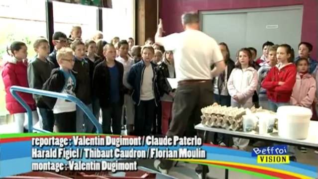 les enfants des écoles du Cateau chantent pour la fête de la musique 2013