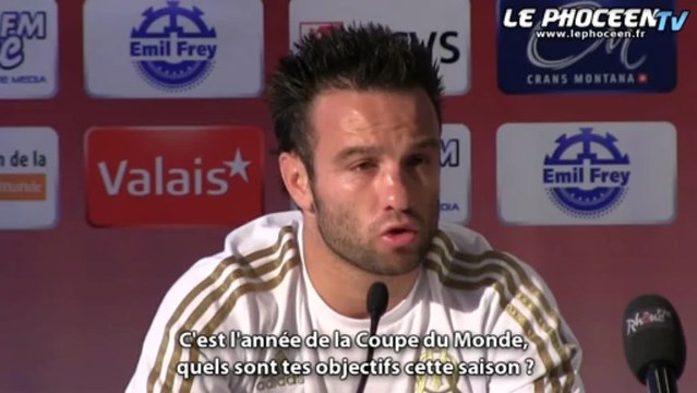 Mathieu Valbuena dévoile ses objectifs