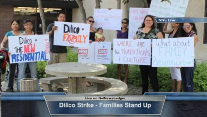 Families Impacted by Dilico Strike Protest